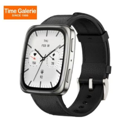 Amazfit Huami Active 2 Square A2440 - Smartwatch Black Leather (PREMIUIM) Unisex Watch Amazfit Huami Active 2 Square A2440 - Smartwatch Black Leather (PREMIUIM) Unisex Watch